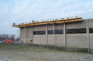 Jerry Castle and Son Hi-Lift - Schaumburg YMCA - Cyberdyne jobsite